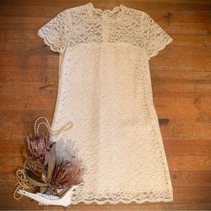 ✨50s Lace Shift Dress + Matching Sheer Pants✨